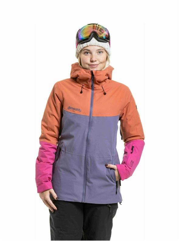 Meatfly Meatfly női SNB & SKI kabát Kirsten Purple Light / Mango