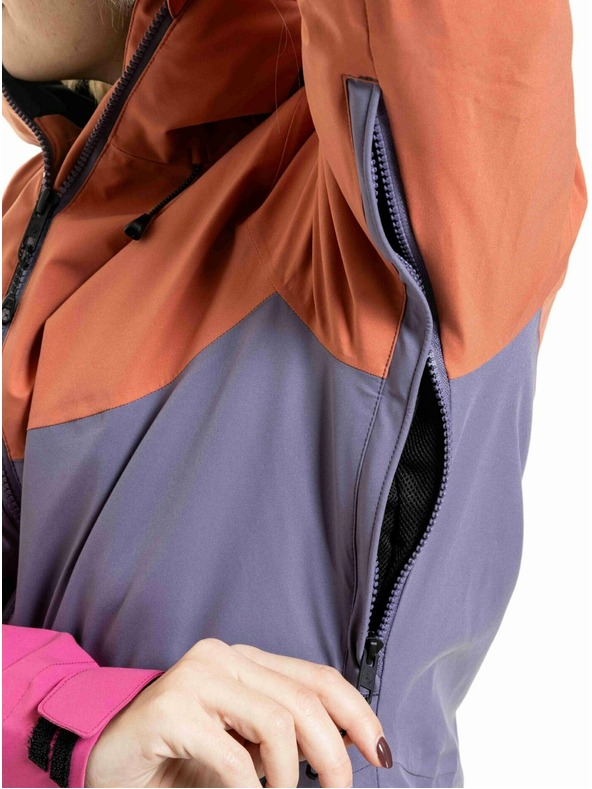 Meatfly Meatfly női SNB & SKI kabát Kirsten Purple Light / Mango