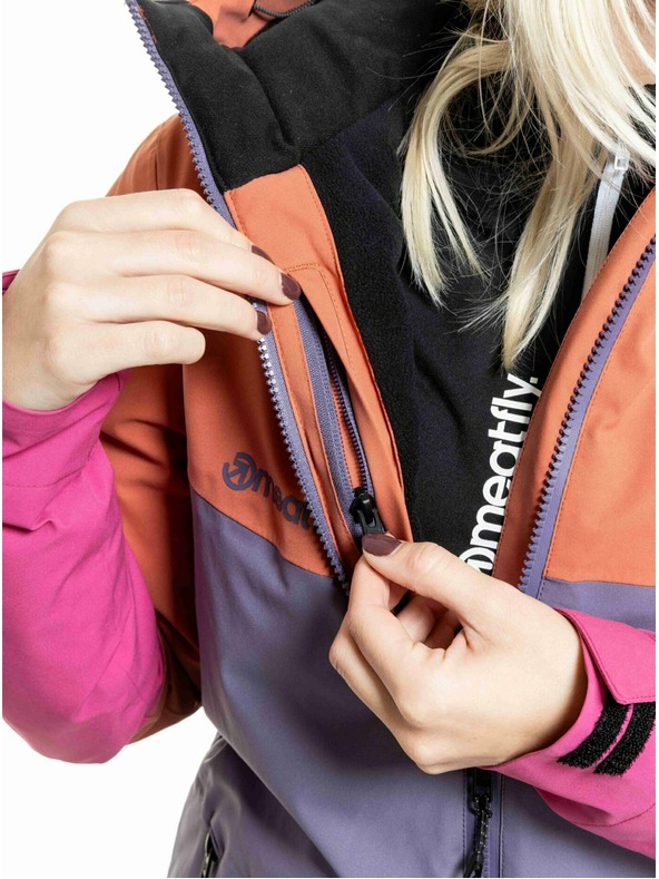 Meatfly Meatfly női SNB & SKI kabát Kirsten Purple Light / Mango