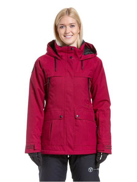 Meatfly Meatfly női SNB & SKI kabát Terra Beet Red