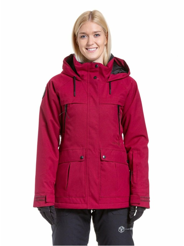 Meatfly Meatfly női SNB & SKI kabát Terra Beet Red