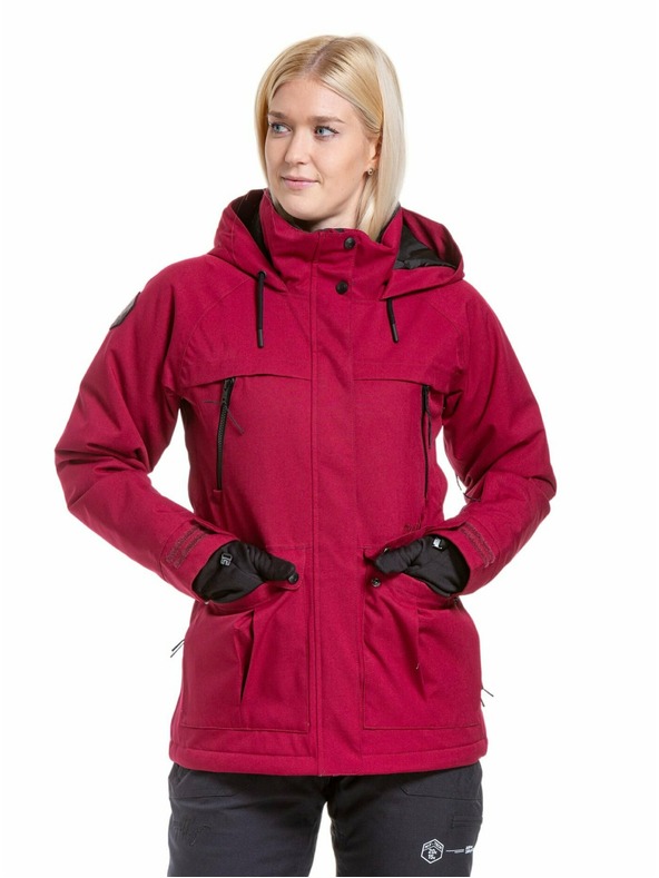 Meatfly Meatfly női SNB & SKI kabát Terra Beet Red