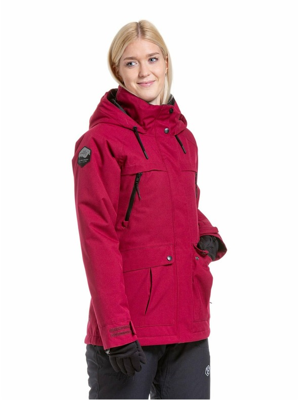 Meatfly Meatfly női SNB & SKI kabát Terra Beet Red