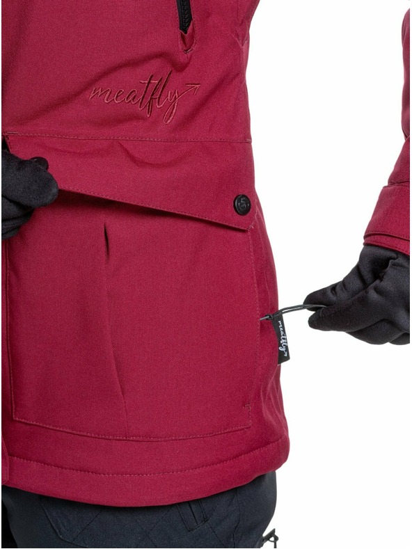 Meatfly Meatfly női SNB & SKI kabát Terra Beet Red
