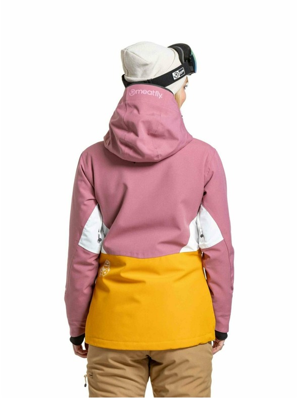 Meatfly Meatfly női SNB & SKI kabát Gaia Dusty Rose / Sunflower