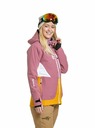 Meatfly Meatfly női SNB & SKI kabát Gaia Dusty Rose / Sunflower