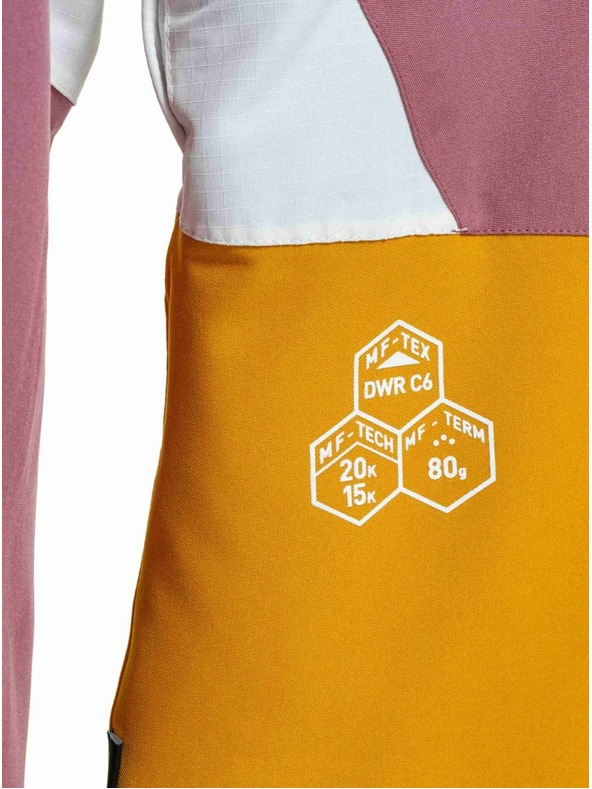 Meatfly Meatfly női SNB & SKI kabát Gaia Dusty Rose / Sunflower