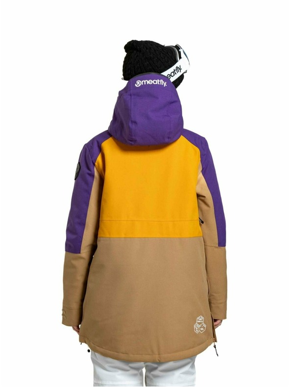 Meatfly Meatfly női SNB & SKI kabát Aiko Sunflower / Tan