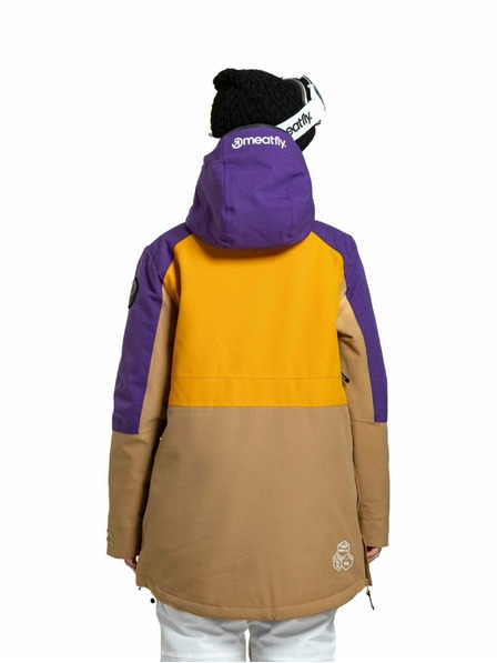 Meatfly Meatfly női SNB & SKI kabát Aiko Sunflower / Tan