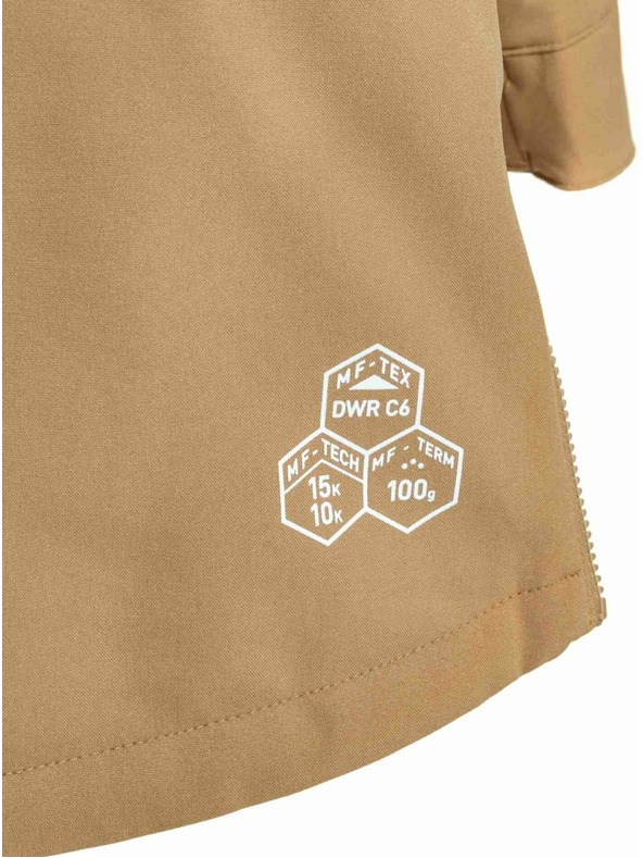 Meatfly Meatfly női SNB & SKI kabát Aiko Sunflower / Tan