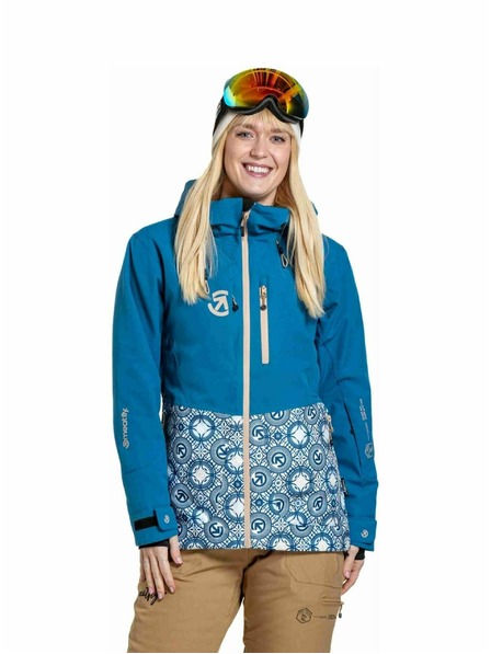 Meatfly Meatfly női SNB & SKI dzseki Gaia Mosaic / Blue