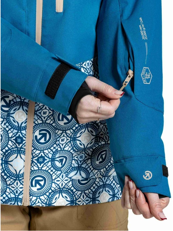 Meatfly Meatfly női SNB & SKI dzseki Gaia Mosaic / Blue