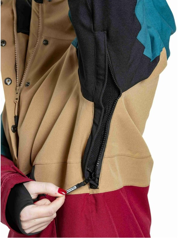 Meatfly Meatfly női SNB & SKI dzseki Aiko Beet Red / Blue