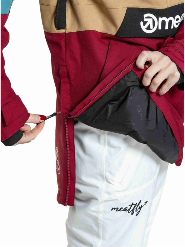 Meatfly Meatfly női SNB & SKI dzseki Aiko Beet Red / Blue