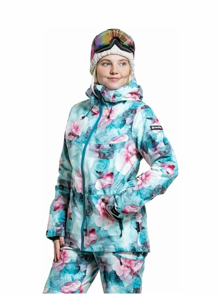 Meatfly Meatfly női SNB & SKI dzseki Kirsten Pink Flowers