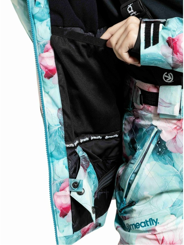 Meatfly Meatfly női SNB & SKI dzseki Kirsten Pink Flowers