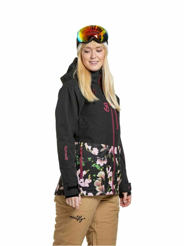 Meatfly Meatfly női SNB & SKI dzseki Gaia Magnolia / Black