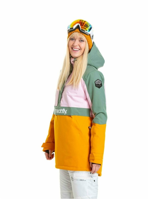 Meatfly Meatfly női SNB & SKI dzseki Aiko Pastel Pink / Sunflower