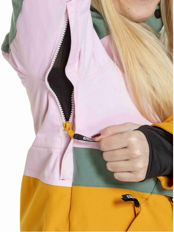 Meatfly Meatfly női SNB & SKI dzseki Aiko Pastel Pink / Sunflower