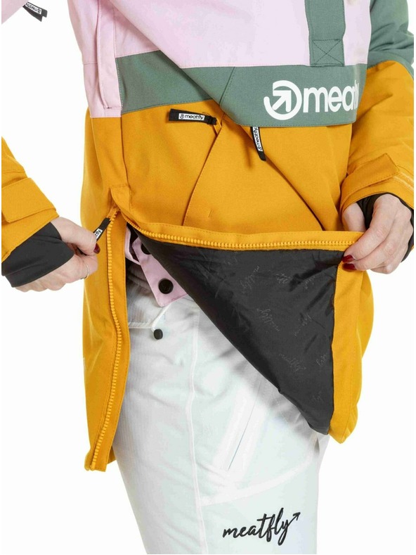 Meatfly Meatfly női SNB & SKI dzseki Aiko Pastel Pink / Sunflower