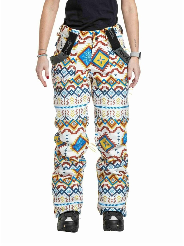 Meatfly Meatfly női SNB & SKI nadrág Foxy White Jones