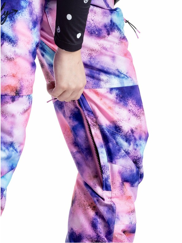 Meatfly Meatfly női SNB & SKI nadrág Foxy Peach Aquarel