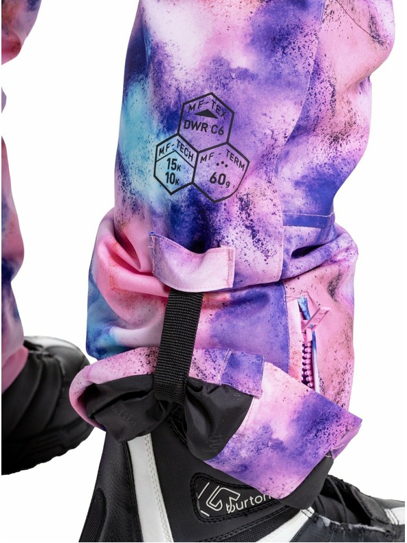 Meatfly Meatfly női SNB & SKI nadrág Foxy Peach Aquarel