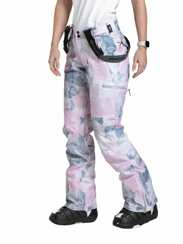 Meatfly Meatfly női SNB & SKI nadrág Foxy Clouds Pink