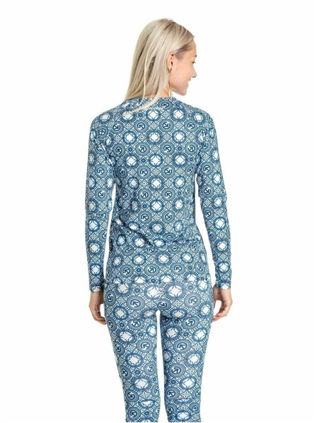 Meatfly Meatfly női termo póló Capa Mosaic Blue