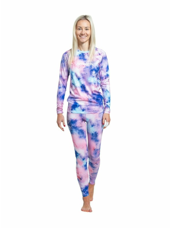 Meatfly Meatfly női termo nadrág Taro Purple Aquarel