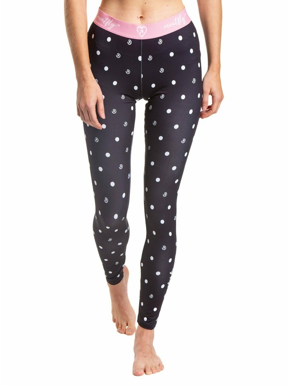 Meatfly Meatfly női termo nadrág Taro Black Dots