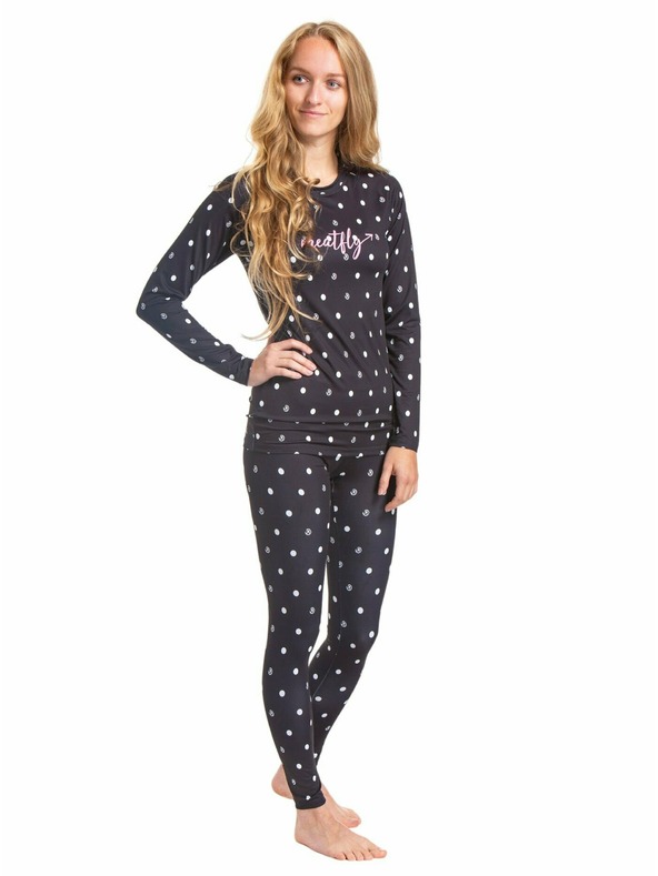 Meatfly Meatfly női termo nadrág Taro Black Dots