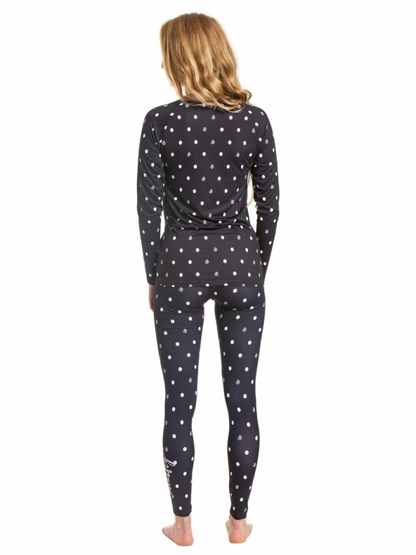 Meatfly Meatfly női termo nadrág Taro Black Dots