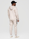 Ombre Clothing Férfi melegítő szett kapucnis pulóver + jogger nadrág - világos bézs V6 Z116 Ombre Clothing