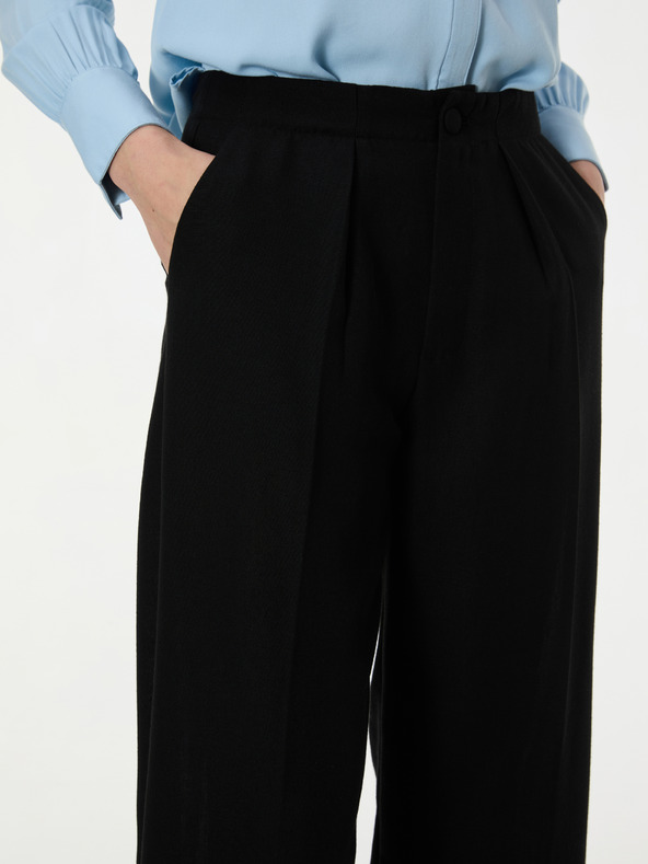 Orsay ORSAY fekete női széles szárú nadrág