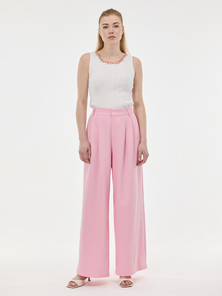 Orsay ORSAY Világos rózsaszín bő szárú női nadrág