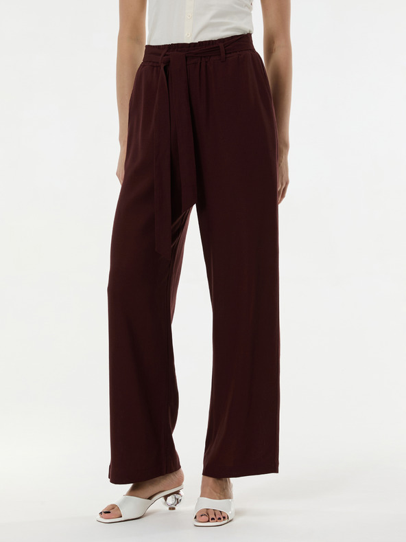 Orsay ORSAY Sötétbarna női bő szárú nadrág