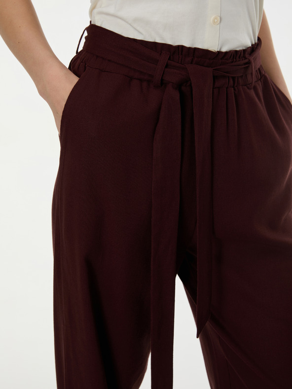 Orsay ORSAY Sötétbarna női bő szárú nadrág