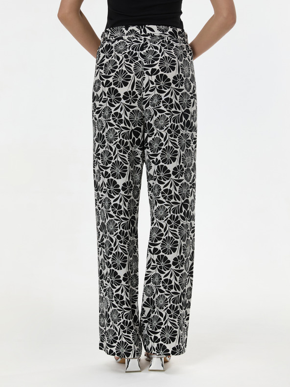 Orsay ORSAY Fekete mintás női nadrág