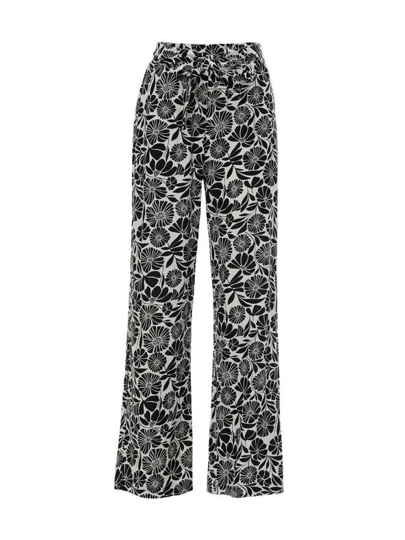 Orsay ORSAY Fekete mintás női nadrág