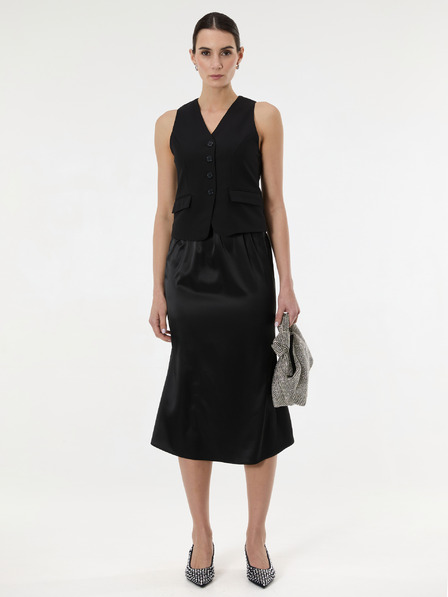 Orsay ORSAY fekete női midi szoknya