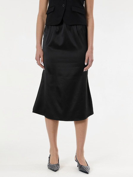 Orsay ORSAY fekete női midi szoknya