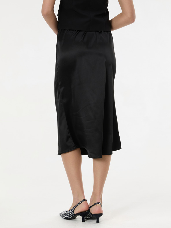 Orsay ORSAY fekete női midi szoknya