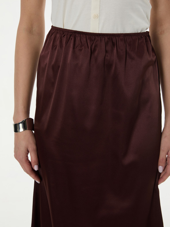 Orsay ORSAY Sötétbarna női midi szoknya