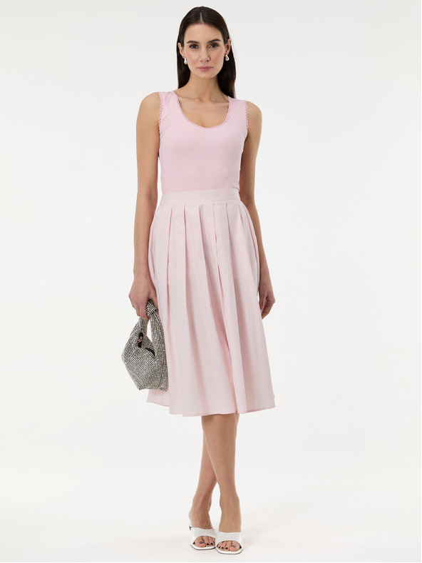 Orsay ORSAY Világos rózsaszín női midi szoknya