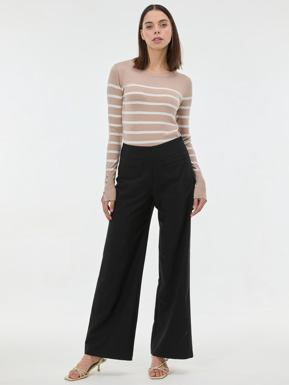 Orsay ORSAY bézs színű női csíkos pulóver