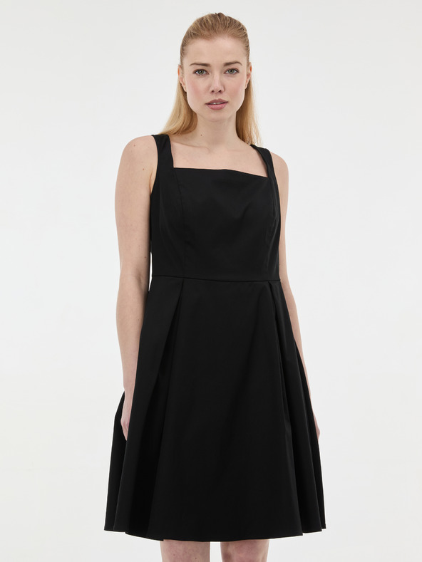 Orsay ORSAY Fekete női pántos ruha