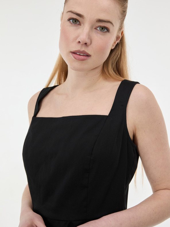 Orsay ORSAY Fekete női pántos ruha