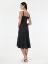 Orsay ORSAY Fekete pöttyös női midi ruha