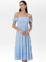 Orsay ORSAY Világoskék női midi ruha